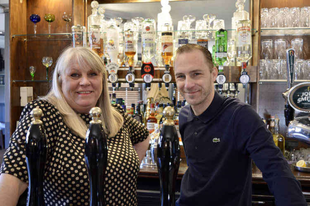 Lorna and Raymond Hart, who own The Victoria Inn on Belvedere Road in Burnham-on-Crouch