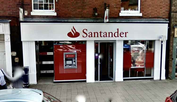 The Market Street branch of Santander is set to close in July. Photo: Instantstreetview.com