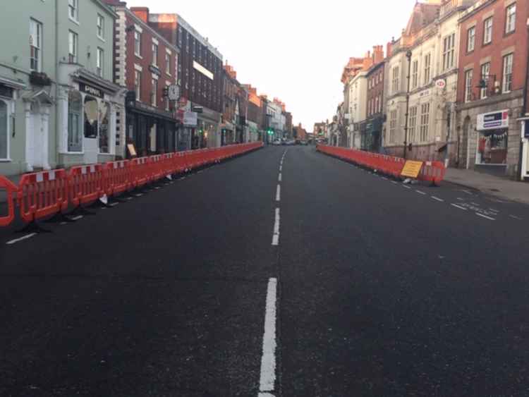 During a year of lockdown this was how Market Street in Ashby looked last summer