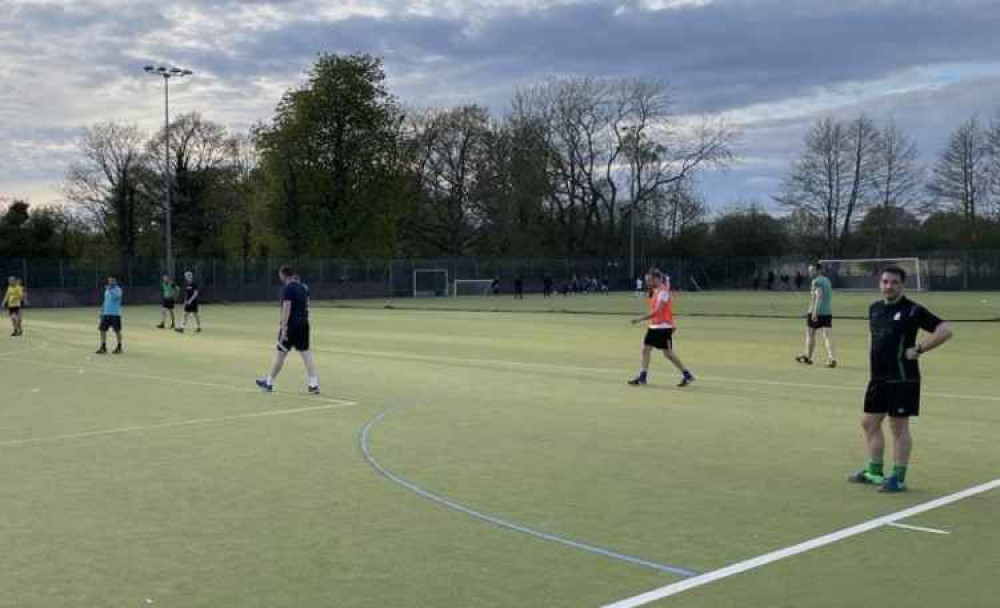 Players take part in the Ashby United Community Kickabout. Photo: Ashby United FC