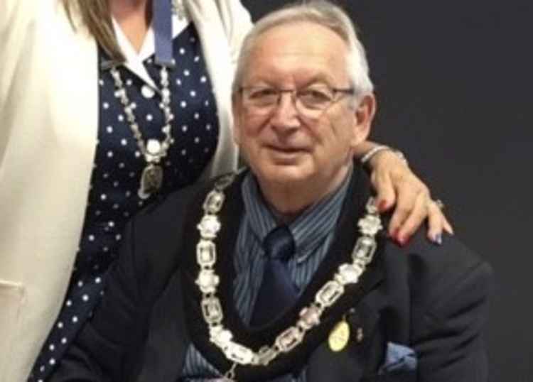 Ashby Mayor Cllr Graham Allman