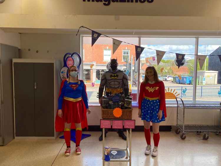 Staff at the Derby Road store dressed up to raise money for charity