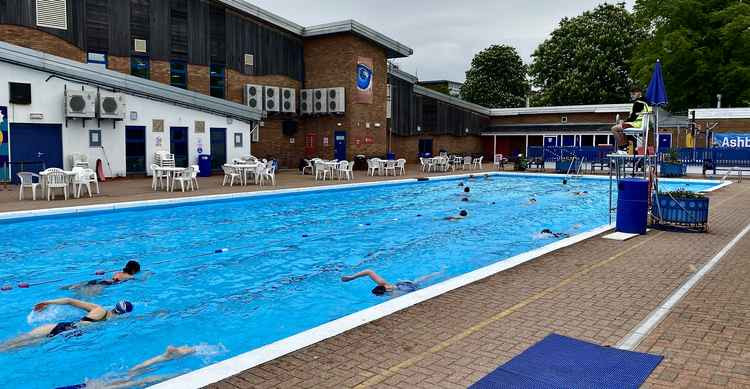 Swimmers returned to the pool on Saturday morning. Photos: Ashby Nub News