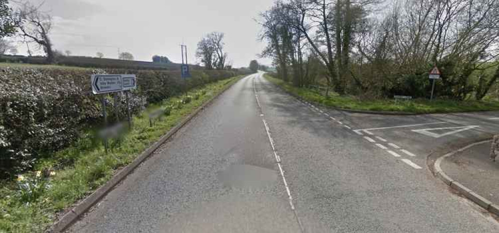 The incident happened near the junction with Burney Lane and Ashby Road in Breedon. Photo: Instantstreetview.com