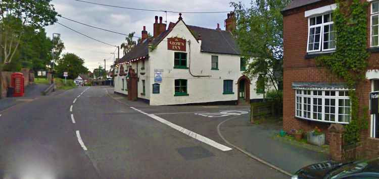 The car hit The Crown Inn pub in Heather and struck the gas main. Photo: Instantstreetview.com