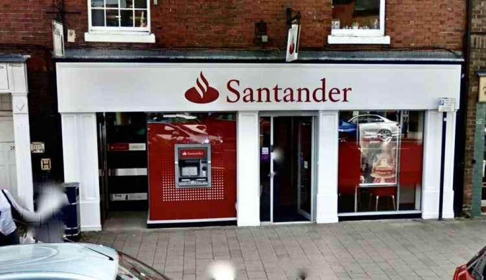 The Ashby branch of Santander closed last week. Photo: Instantstreetview.com