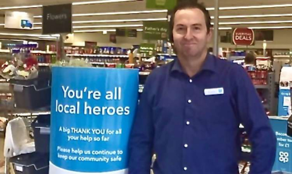 Richard Walton is the store manager at Ashby's Co-op in Derby Road