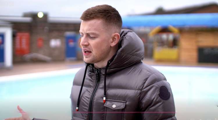 Adam Peaty explains his Saturday night routine. Photo: BBC iPlayer