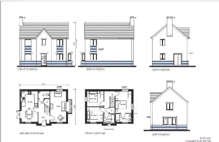 Plans show some of the house designs for the second phase of the development