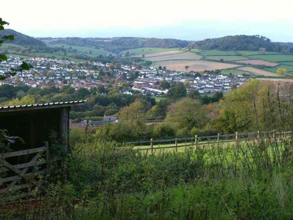 A view of the Sid Valley taken from Grigg's Lane. Image courtesy of Derek Harper.