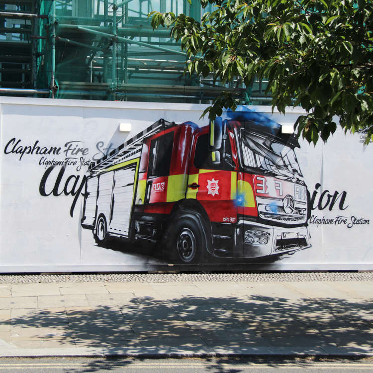 Clapham Fire Station (Image: Issy Millett, Nub News)