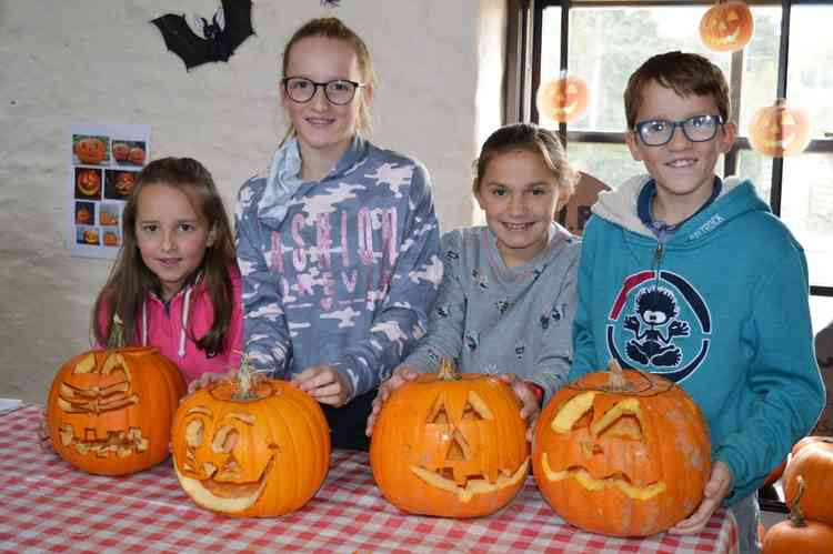 Create a spooky masterpiece by carving a pumpkin ready to take home to display at Halloween.