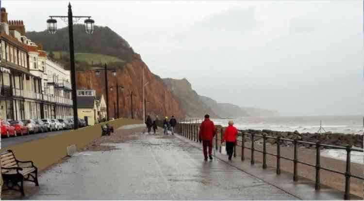 Sidmouth Esplanade.