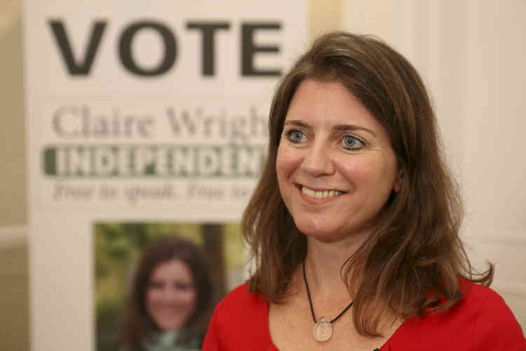 Independent East Devon candidate Claire Wright. Image courtesy of Claire Wright.
