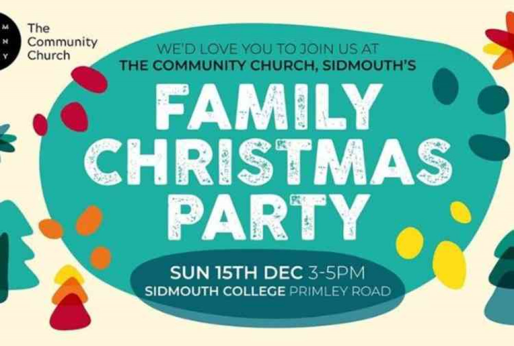 The event is free to attend but places are limited and the organisers are expecting tickets to go quickly. Picture courtesy of The Community Church Honiton and Sidmouth.