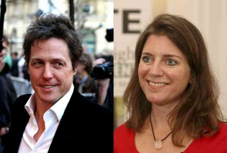 Pictured (L-R): Hugh Grant and Claire Wright