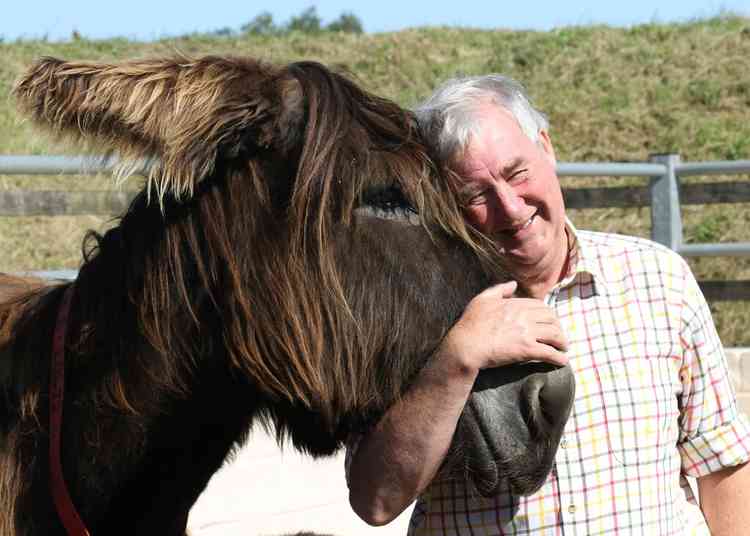 Peter Wright - Ambassador for The Donkey Sanctuary.