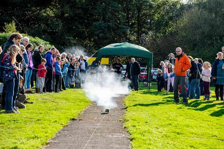A 'hands-on' event held at last year's Science Festival. Image courtesy of Sidmouth Science Festival.