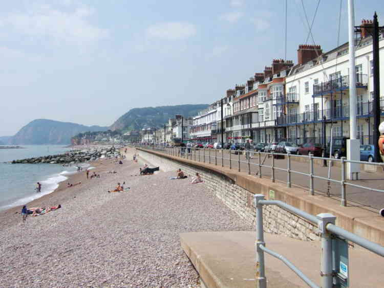 Sidmouth Seafront. Image courtesy of Andy Peacock.