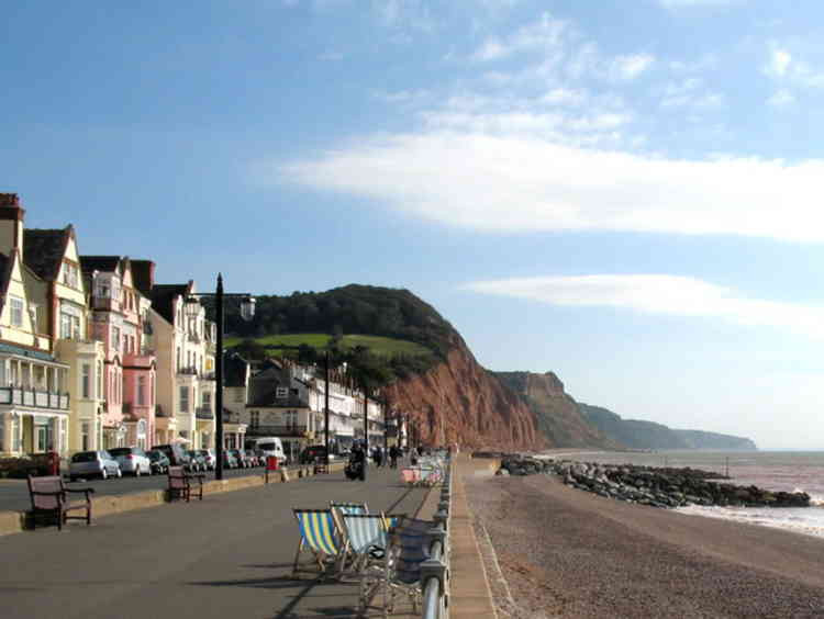Sidmouth Esplanade. Picture courtesy of Ian James Cox.