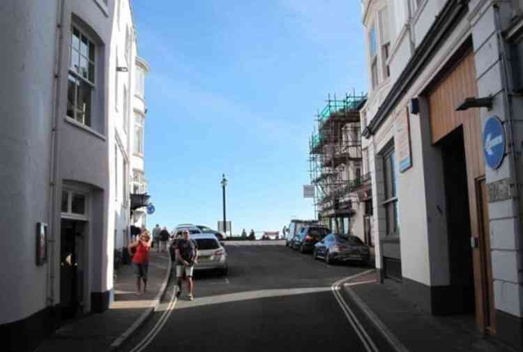 The former Carinas Nite Club building on Fore Street. Pictures courtesy of Stratton Creber.