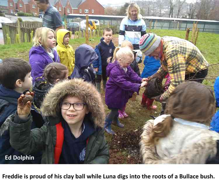 It's good to get your fingers in the soil