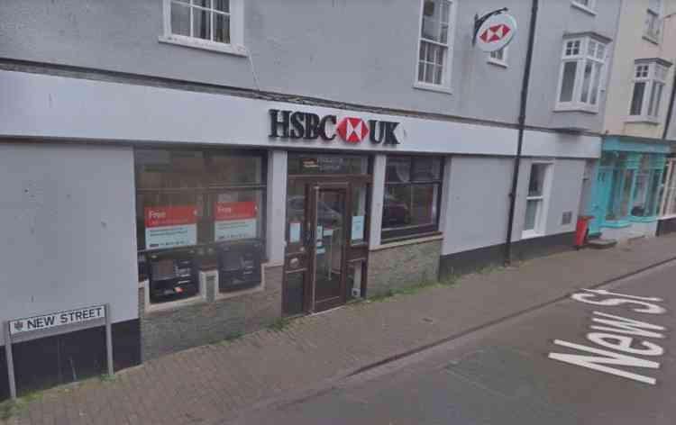 HSBC in Sidmouth. Image courtesy of Google.