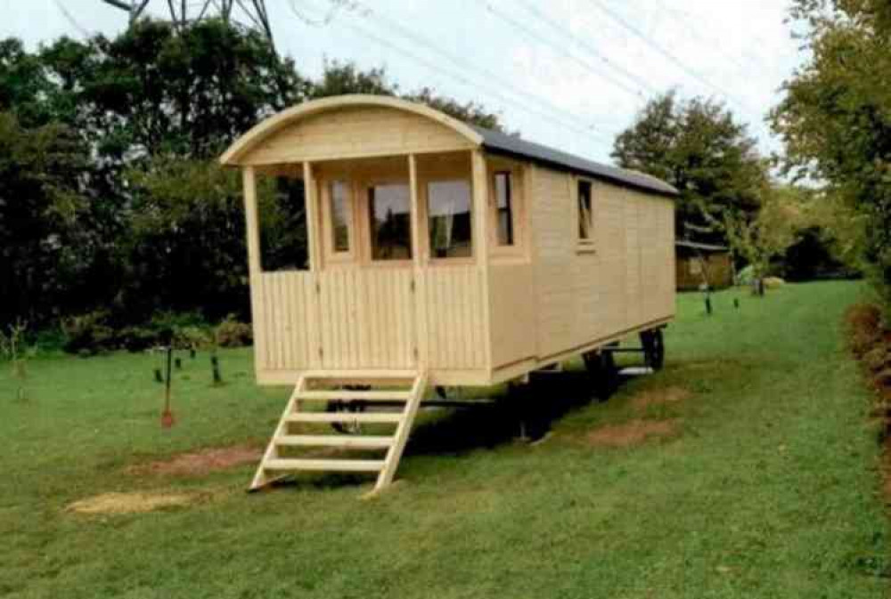 What the Gypsy Wagon holiday accommodation would look like. Image contained in the planning application.