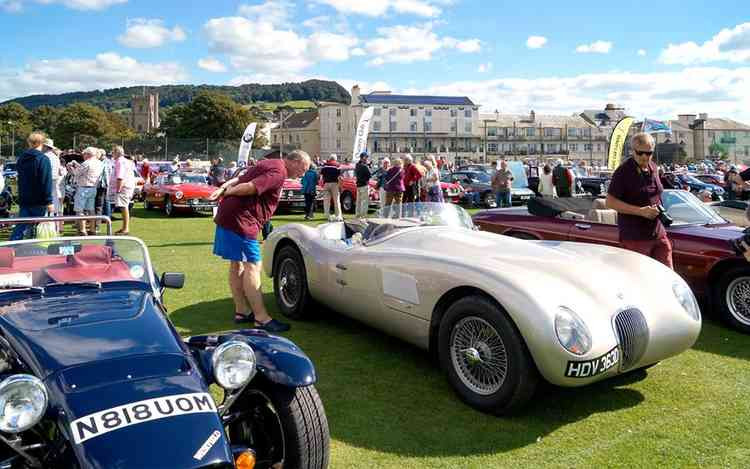 A picture from last year's Classic Car Show. Courtesy of Sidmouth Chamber of Commerce.