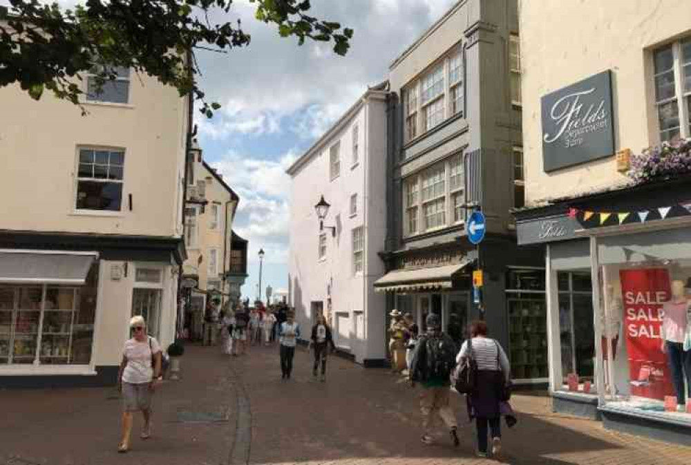 Sidmouth town centre