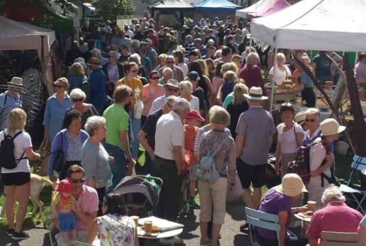 Last year's event was held at Kennaway House, this year the renamed event was scheduled to take place at Blackmore Gardens.