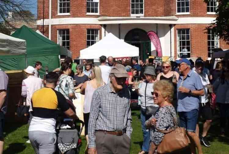 Last year's event was held at Kennaway House, this year the renamed event was scheduled to take place at Blackmore Gardens.