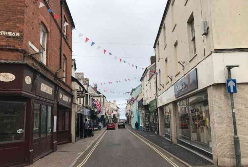 Sidmouth town centre