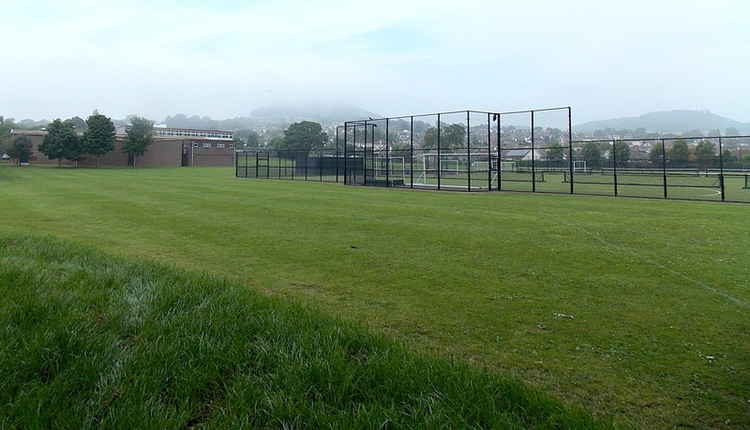 Sidmouth College sports area. Image courtesy of Jaggery.