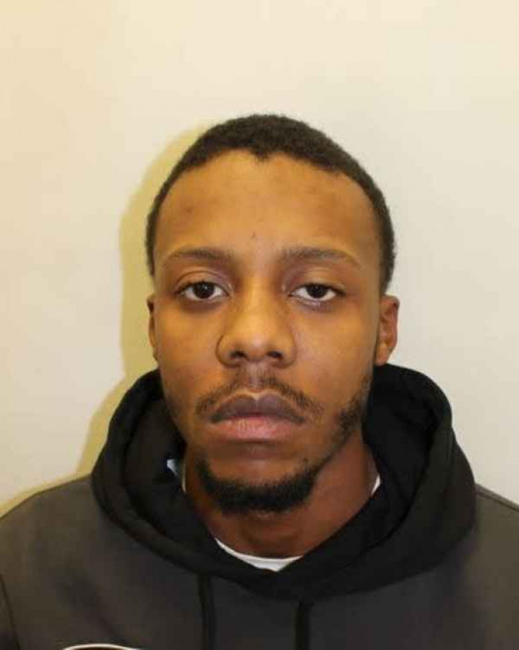 The 23-year-old was caught in Clapham with drugs and a 'Samurai-style sword'