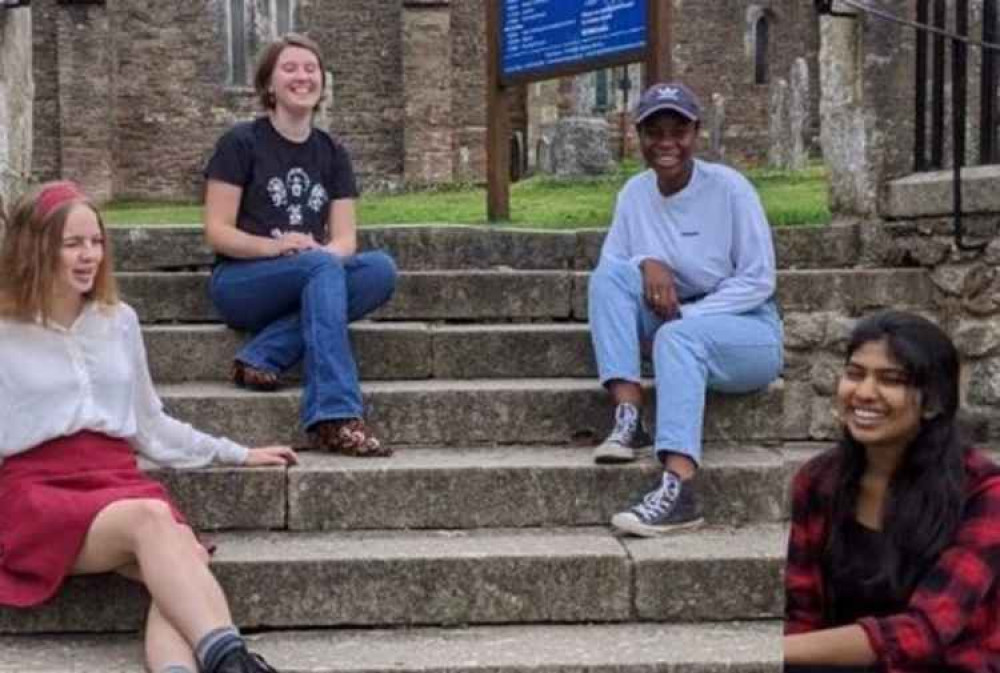 Pictured: Flo Nash, top right: Sandra Sanena, bottom right: Anoo Kakarlamudi, bottom left: Lizzie Kilbride