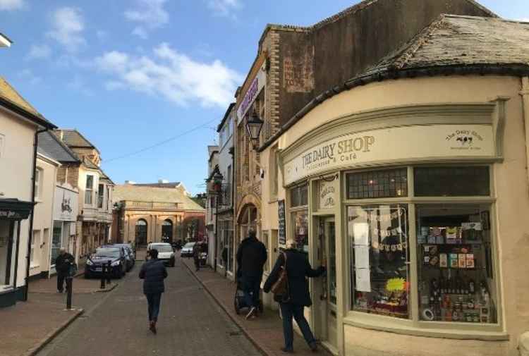 The Dairy Shop café in Sidmouth