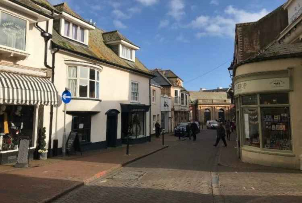 Church Street in Sidmouth