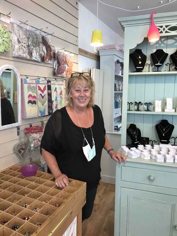 Sharon Hobson, of Flutterbys in Sidmouth.