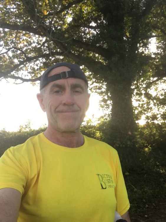 MG Hamish Spence who is smashing his challenge to run 500-750 miles in 2020.