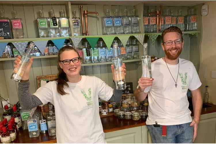 Sidmouth Distillery picks up gold award for Sidmouth 'Sea Breeze' Vodka at Devon Food and Drink Awards.