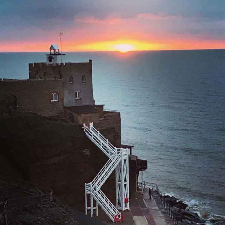 Clive Gilbert was up early to capture the sunrise during his challenge 2 Rock A Bye run