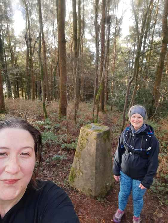 Beccy Johnson and Tracy Scannell at Buckton Trig