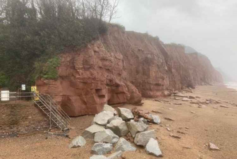 End of Alma Bridge in Sidmouth