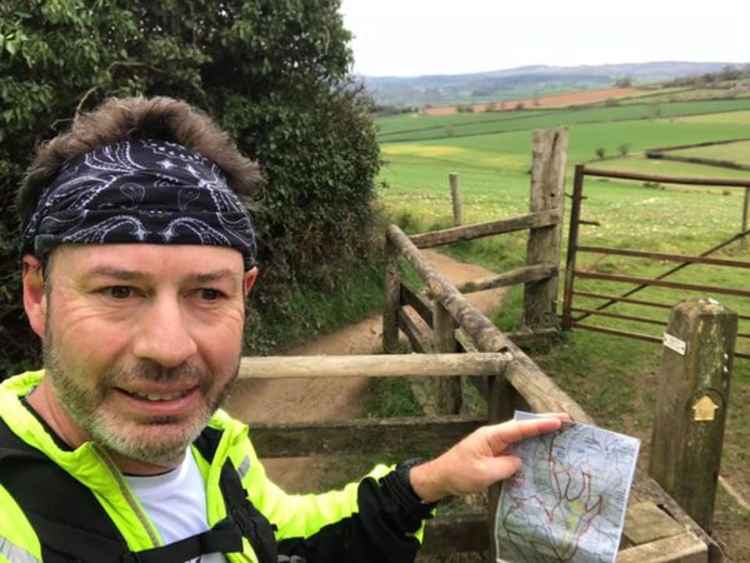 Mark Norton sharpening up his orienteering skills on Muttersmoor