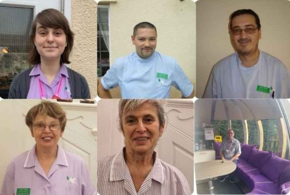 L-R, top row first: Avery Taylor, Chris Clarke, Viorel Mischui, Jane Cooper, Pepa Valcheva, Kevin Corby