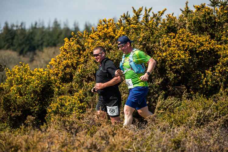 Richard King and Allan Kay enjoying the route