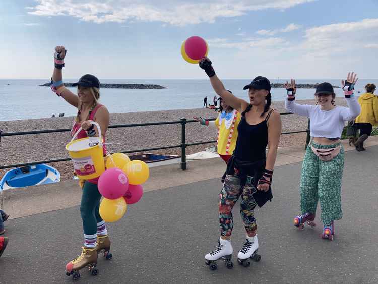 Sidmouth Skate Squad joined in the fun on day 4.