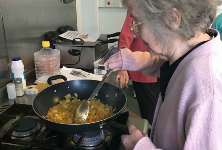 Val cooking curry