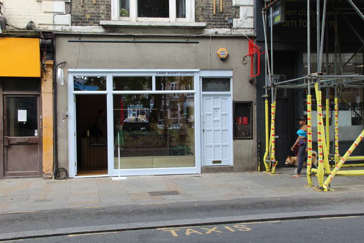 It is next-door to the still scaffolded Waitrose (Image: Issy Millett, Nub News)